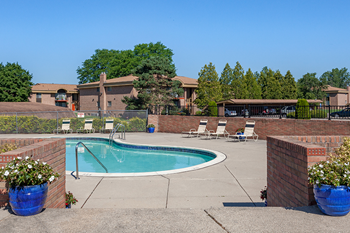 Resort-Style Pool at Cranbrook Center Apartments,18333 South Drive,Southfield